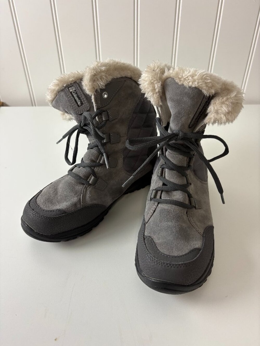 Columbia Icefall Waterproof Boot Insulated Quilted Womens Sz 5 (37 EU)